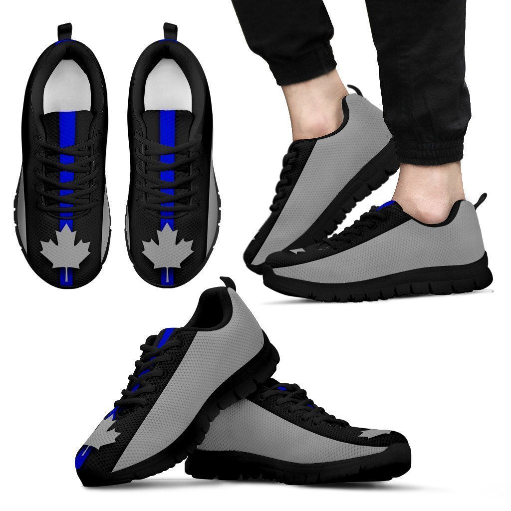 Thin Blue Line Canada Men's Sneakers GearFrost