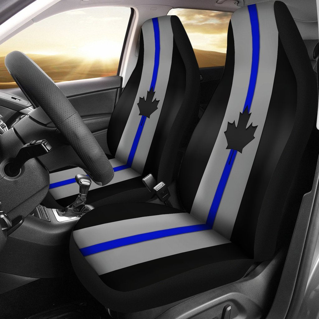Thin Blue Line Canada Universal Fit Car Seat Covers GearFrost