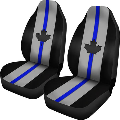 Thin Blue Line Canada Universal Fit Car Seat Covers GearFrost