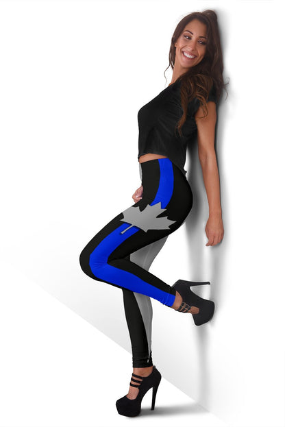 Thin Blue Line Canada Women's Leggings GearFrost