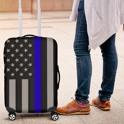 Thin Blue Line Luggage Cover GearFrost