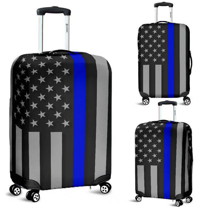 Thin Blue Line Luggage Cover GearFrost
