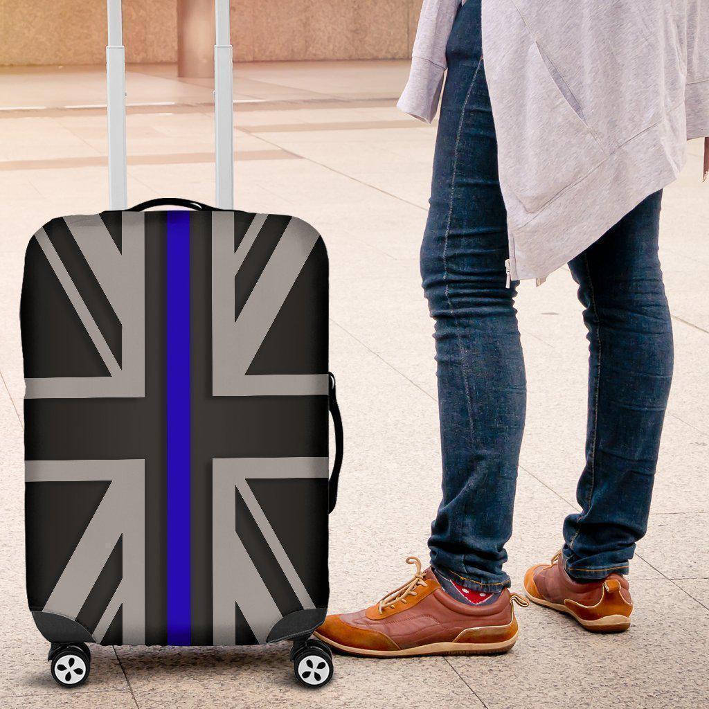 Thin Blue Line Union Jack Luggage Cover GearFrost