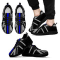 Thin Blue Line Union Jack Black Running Shoes