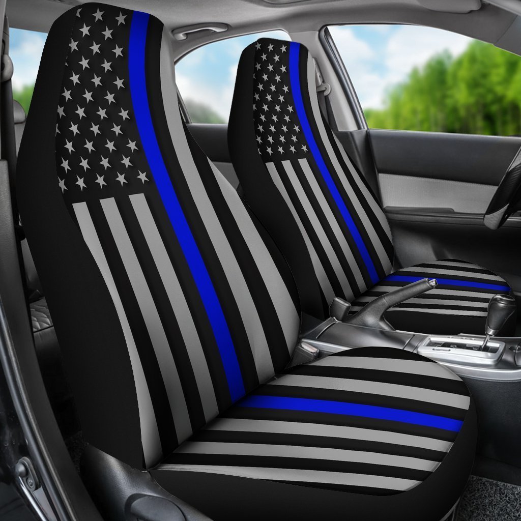 Thin Blue Line Universal Fit Car Seat Covers GearFrost