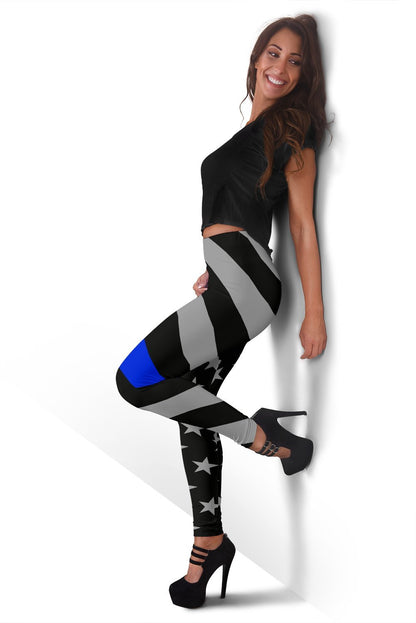 Thin Blue Line Women's Leggings GearFrost