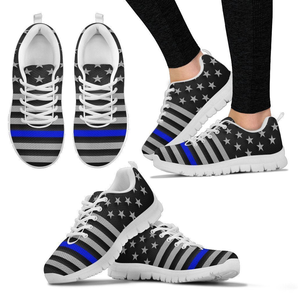 Thin Blue Line Women's Sneakers GearFrost