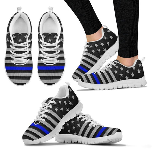 Thin Blue Line Women's Sneakers GearFrost