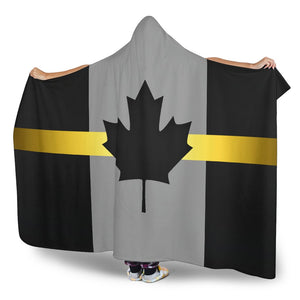 Thin Gold Line Canada Hooded Blanket GearFrost