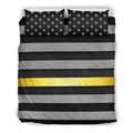 Thin Gold Line Duvet Cover Bedding Set