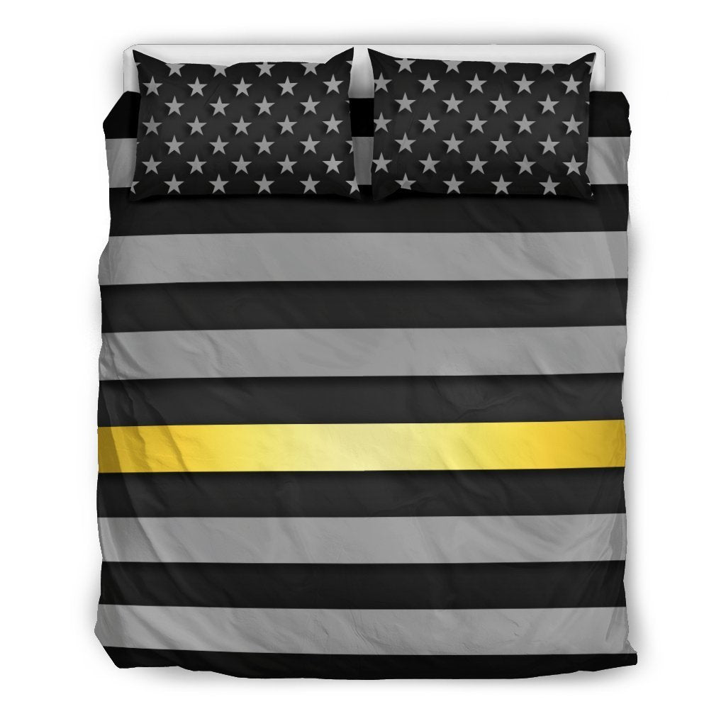 Thin Gold Line Duvet Cover Bedding Set GearFrost