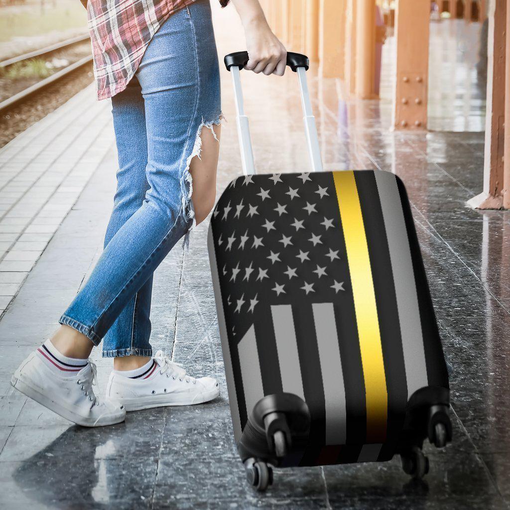 Thin Gold Line Luggage Cover GearFrost