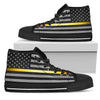 Thin Gold Line Men's High Top Shoes GearFrost