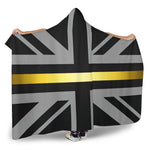 Thin Gold Line Union Jack Hooded Blanket GearFrost