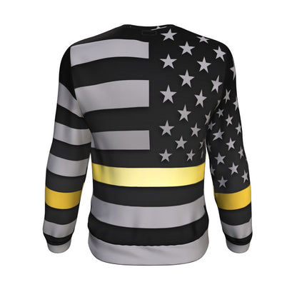 Thin Gold Line Unisex Crewneck Sweatshirt GearFrost