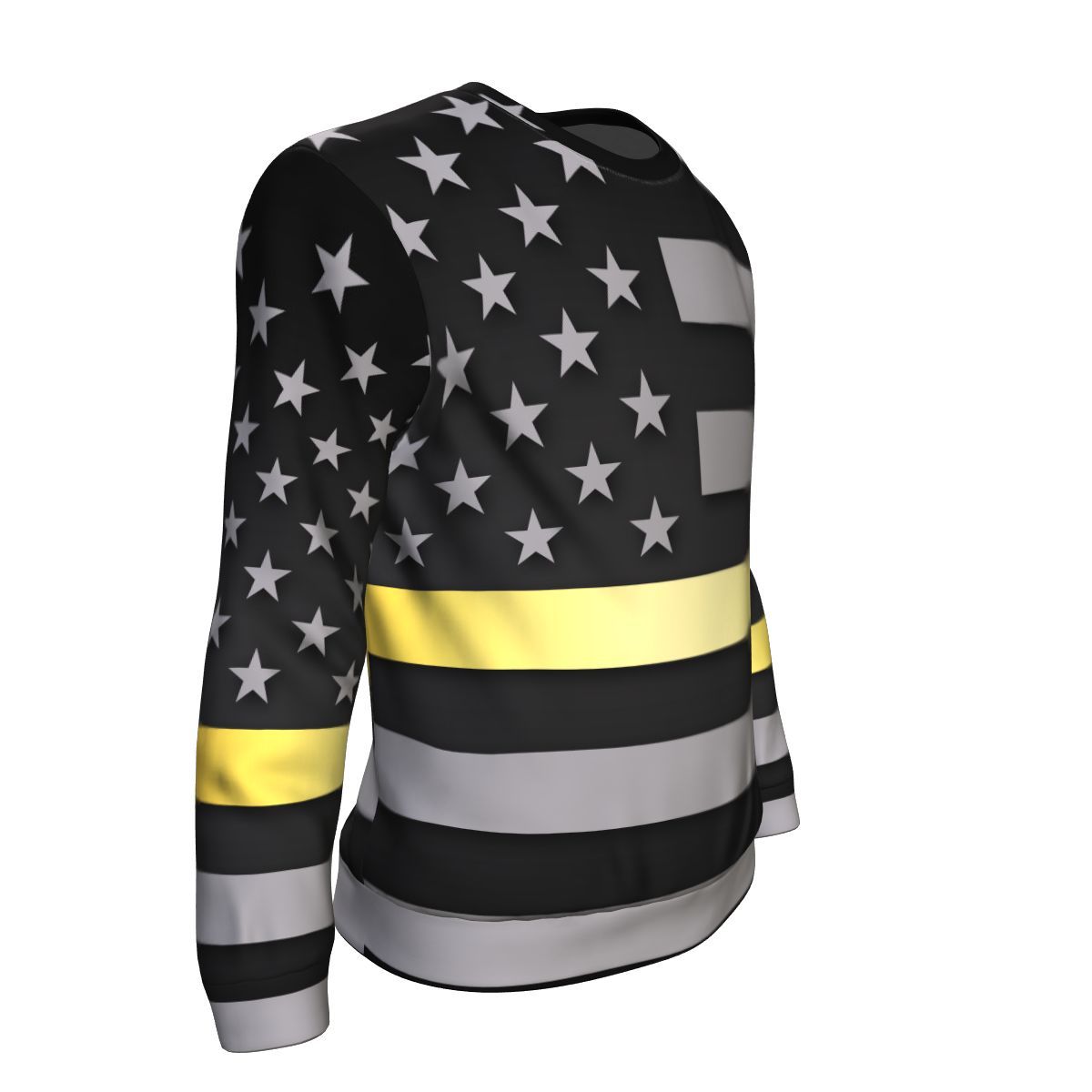 Thin Gold Line Unisex Crewneck Sweatshirt GearFrost
