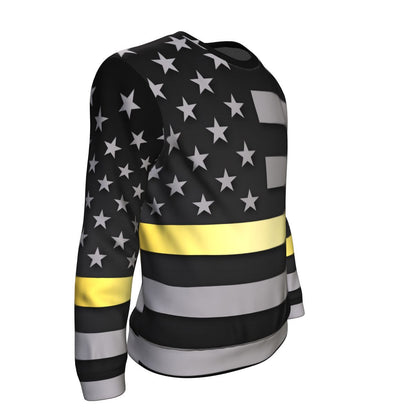 Thin Gold Line Unisex Crewneck Sweatshirt GearFrost