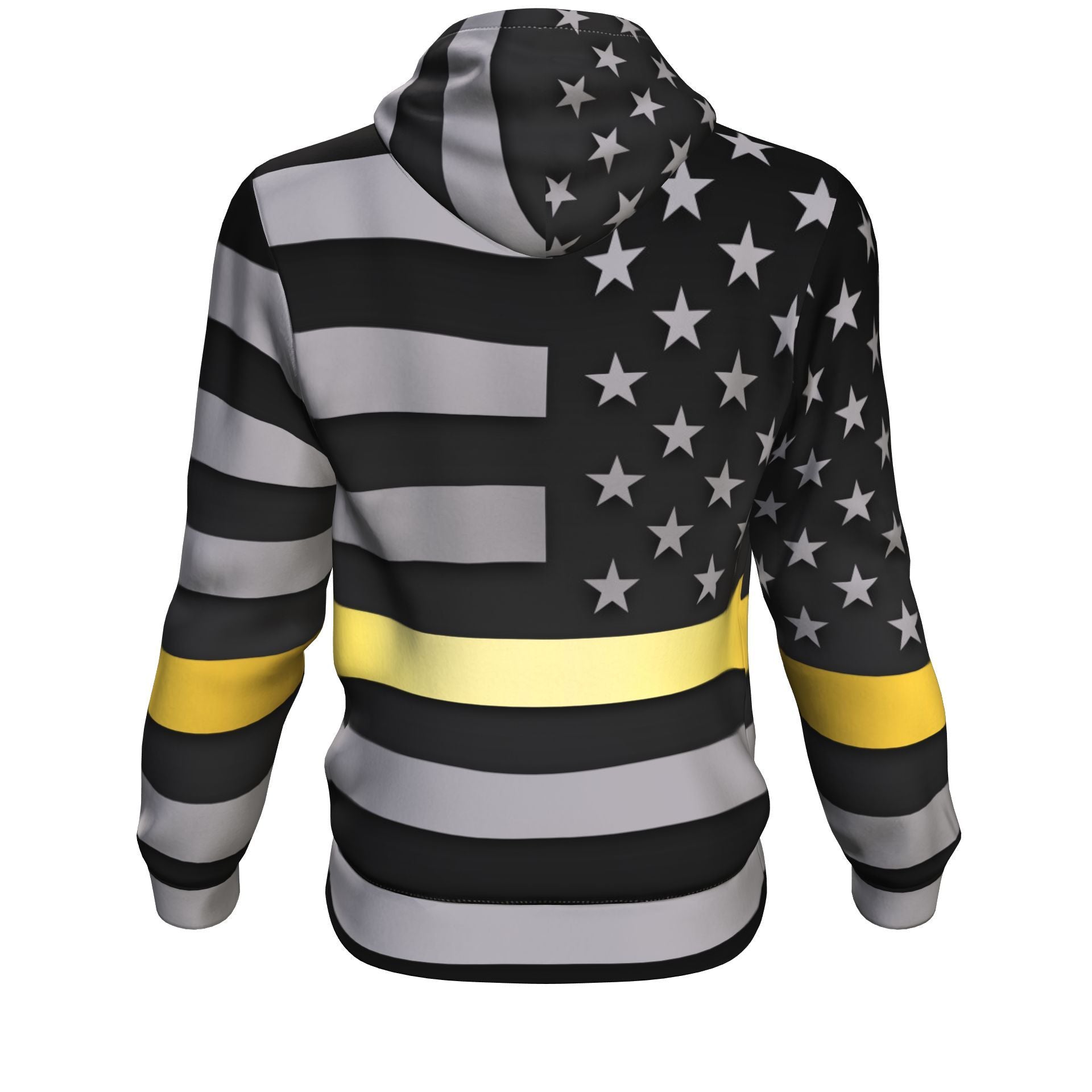 Thin Gold Line Unisex Pullover Hoodie GearFrost