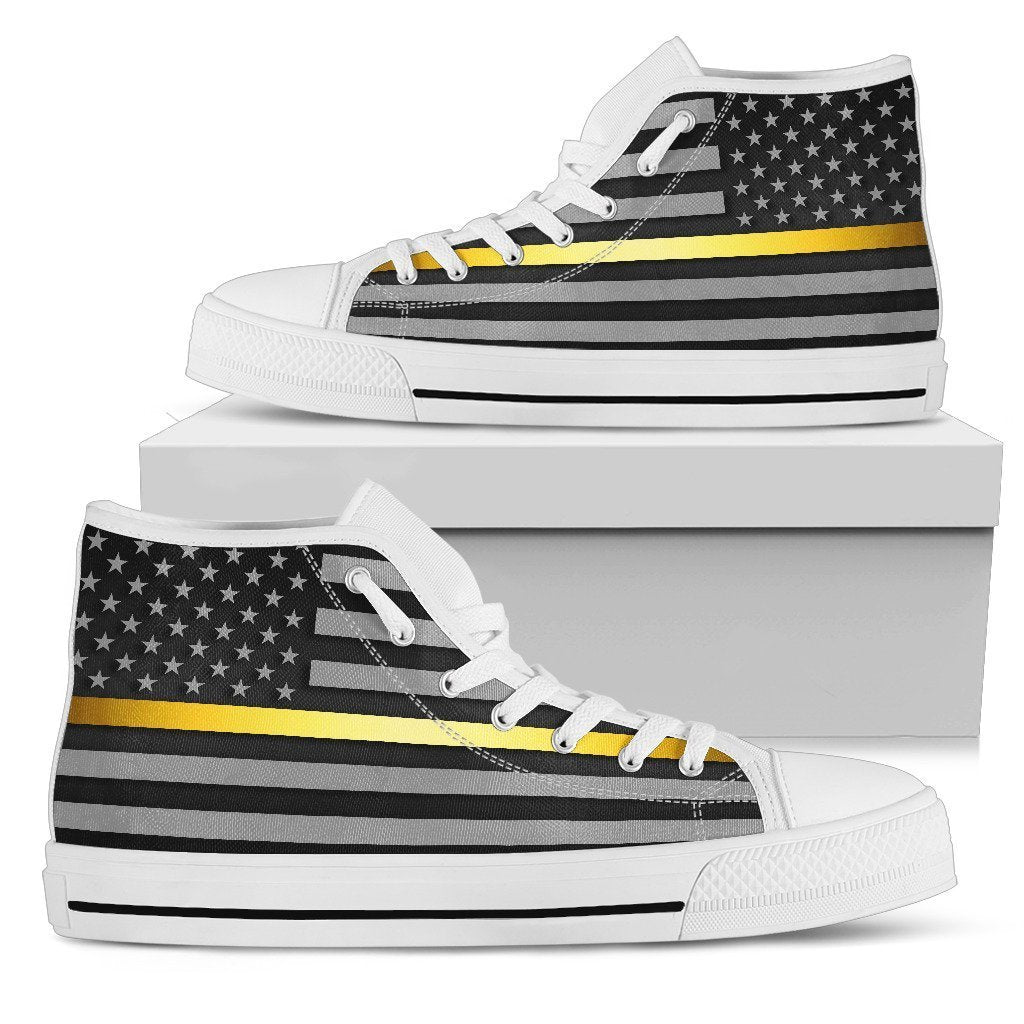 Thin Gold Line Women's High Top Shoes GearFrost