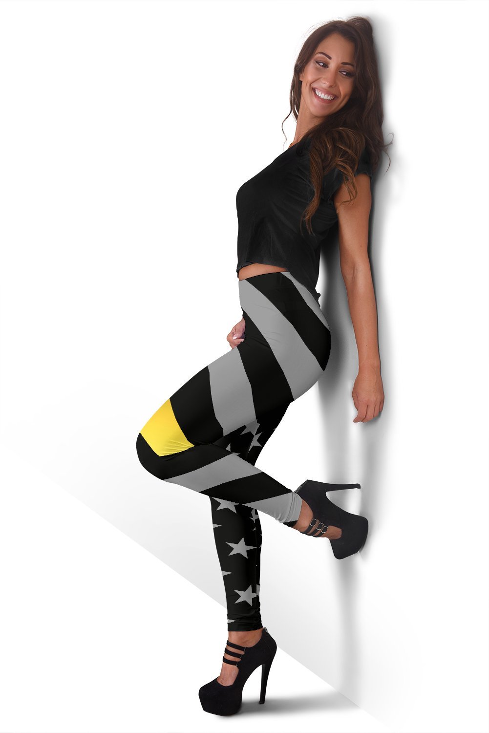 Thin Gold Line Women's Leggings GearFrost