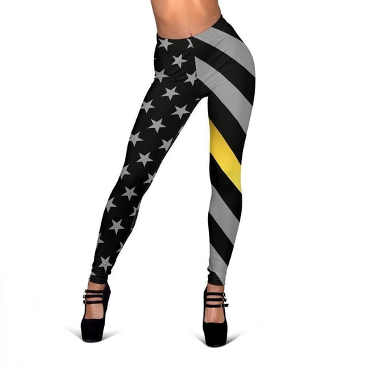 Thin Gold Line Women's Leggings GearFrost