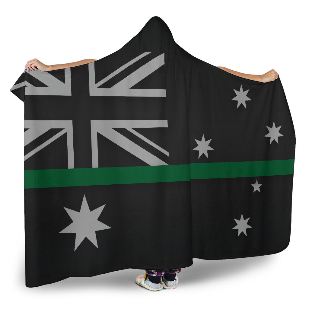 Thin Green Line Australia Hooded Blanket GearFrost