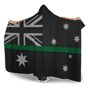 Thin Green Line Australia Hooded Blanket GearFrost