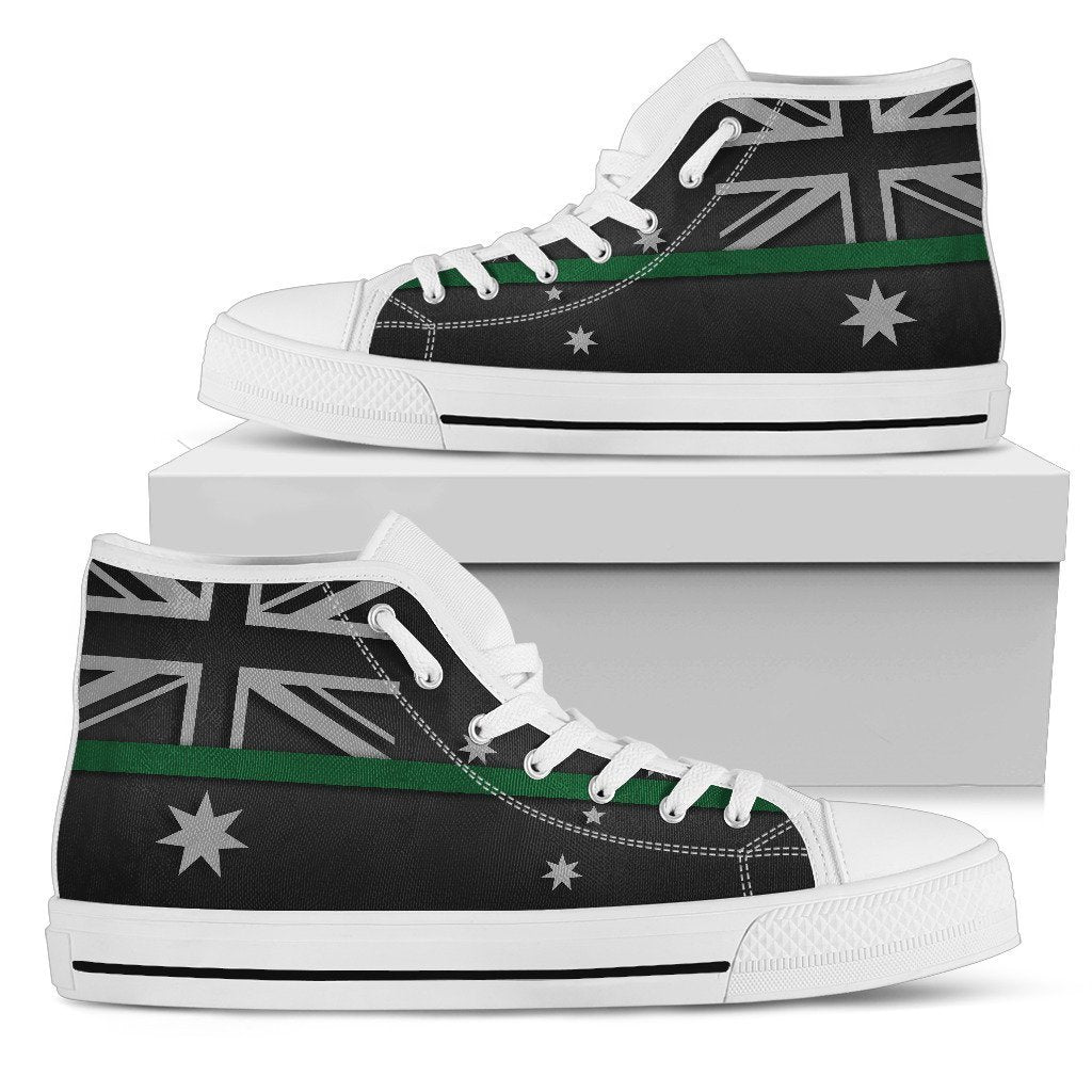 Thin Green Line Australia Women's High Top Shoes GearFrost