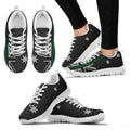Thin Green Line Australia White Running Shoes