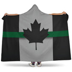 Thin Green Line Canada Hooded Blanket GearFrost