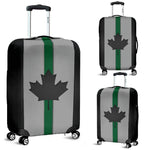 Thin Green Line Canada Luggage Cover GearFrost