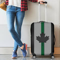 Thin Green Line Canada Luggage Cover