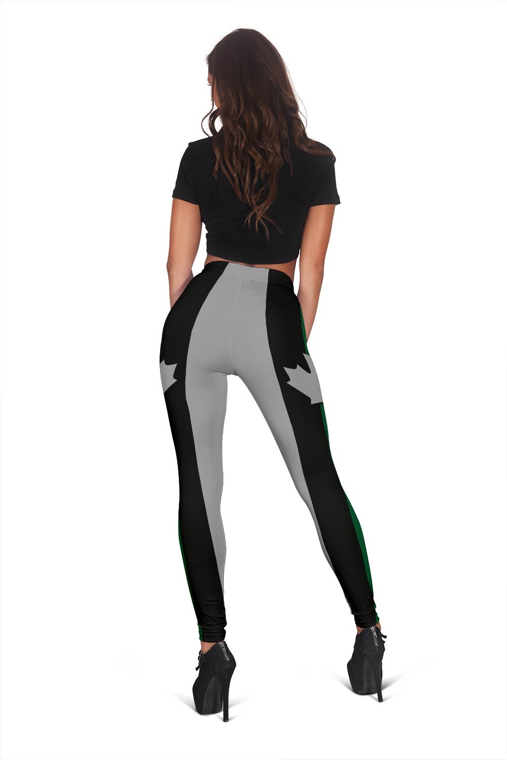 Thin Green Line Canada Women's Leggings GearFrost