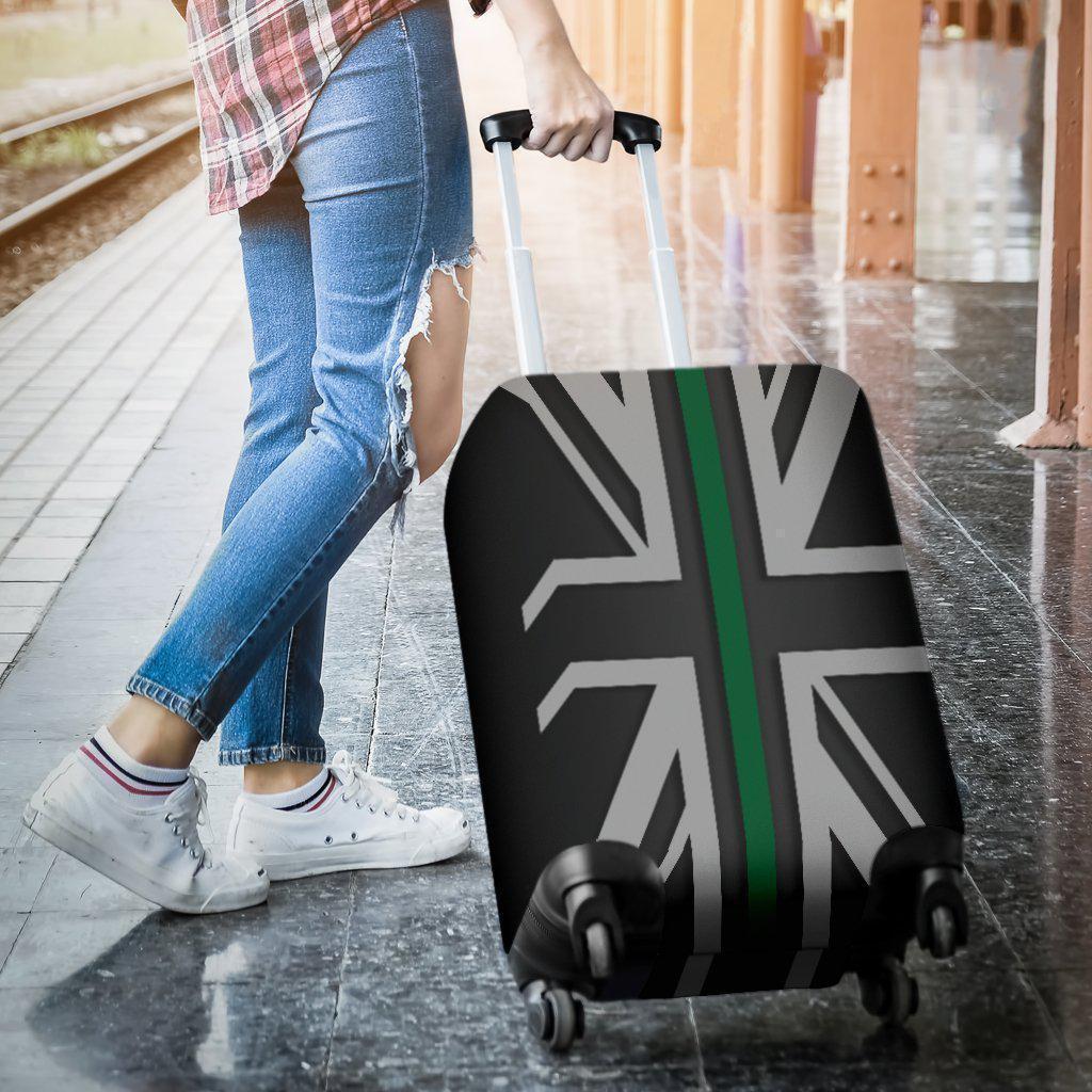 Thin Green Line Union Jack Luggage Cover GearFrost
