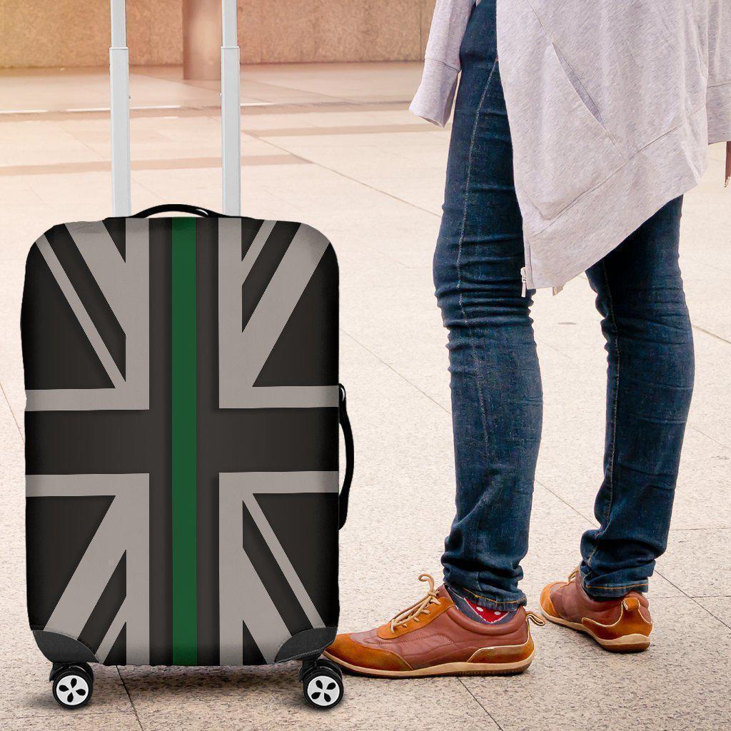 Thin Green Line Union Jack Luggage Cover GearFrost