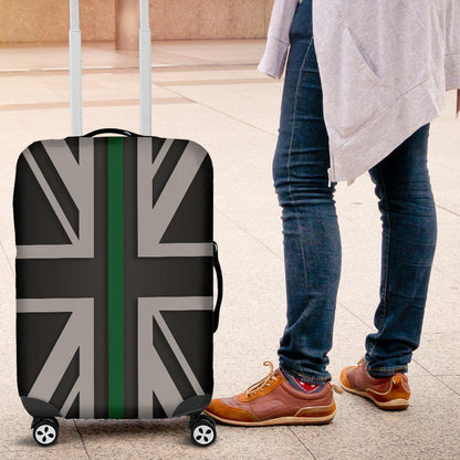 Thin Green Line Union Jack Luggage Cover GearFrost