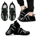 Thin Green Line Union Jack Black Running Shoes