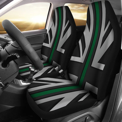 Thin Green Line Union Jack Universal Fit Car Seat Covers GearFrost