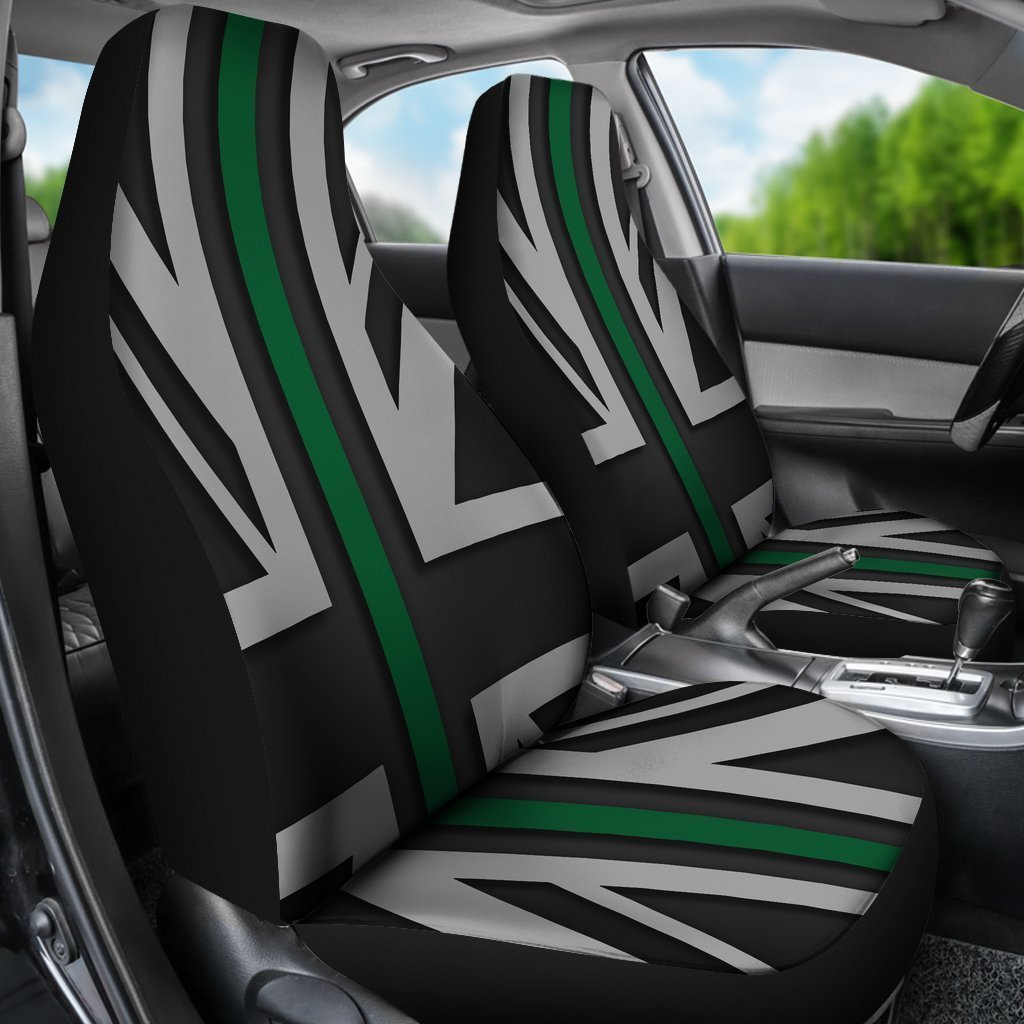Thin Green Line Union Jack Universal Fit Car Seat Covers GearFrost