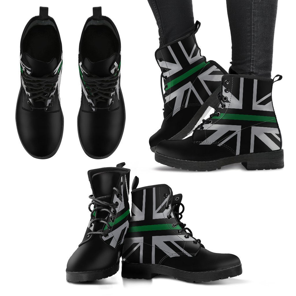 Thin Green Line Union Jack Women's Boots GearFrost