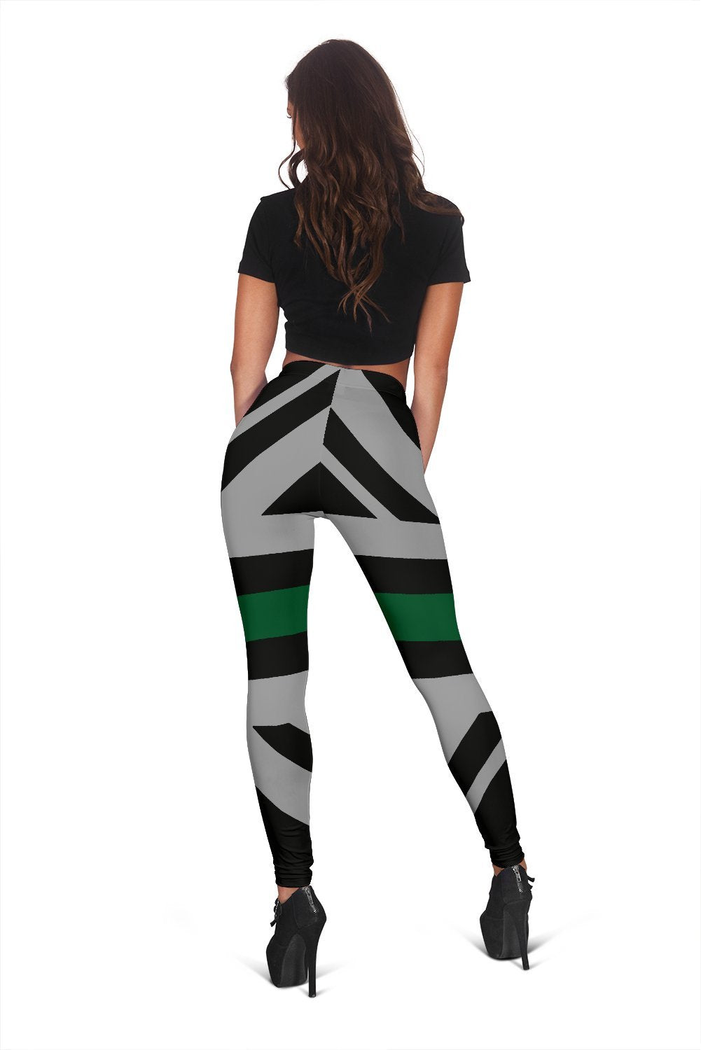 Thin Green Line Union Jack Women's Leggings GearFrost
