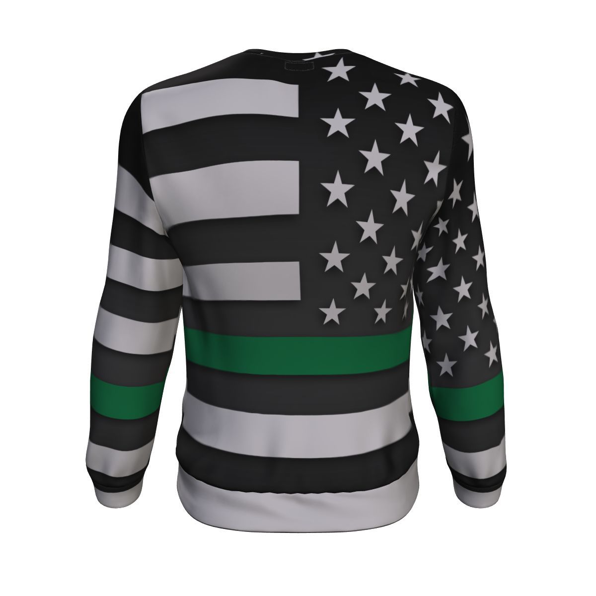 Thin Green Line Unisex Crewneck Sweatshirt GearFrost