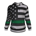 Thin Green Line Pullover Hoodie