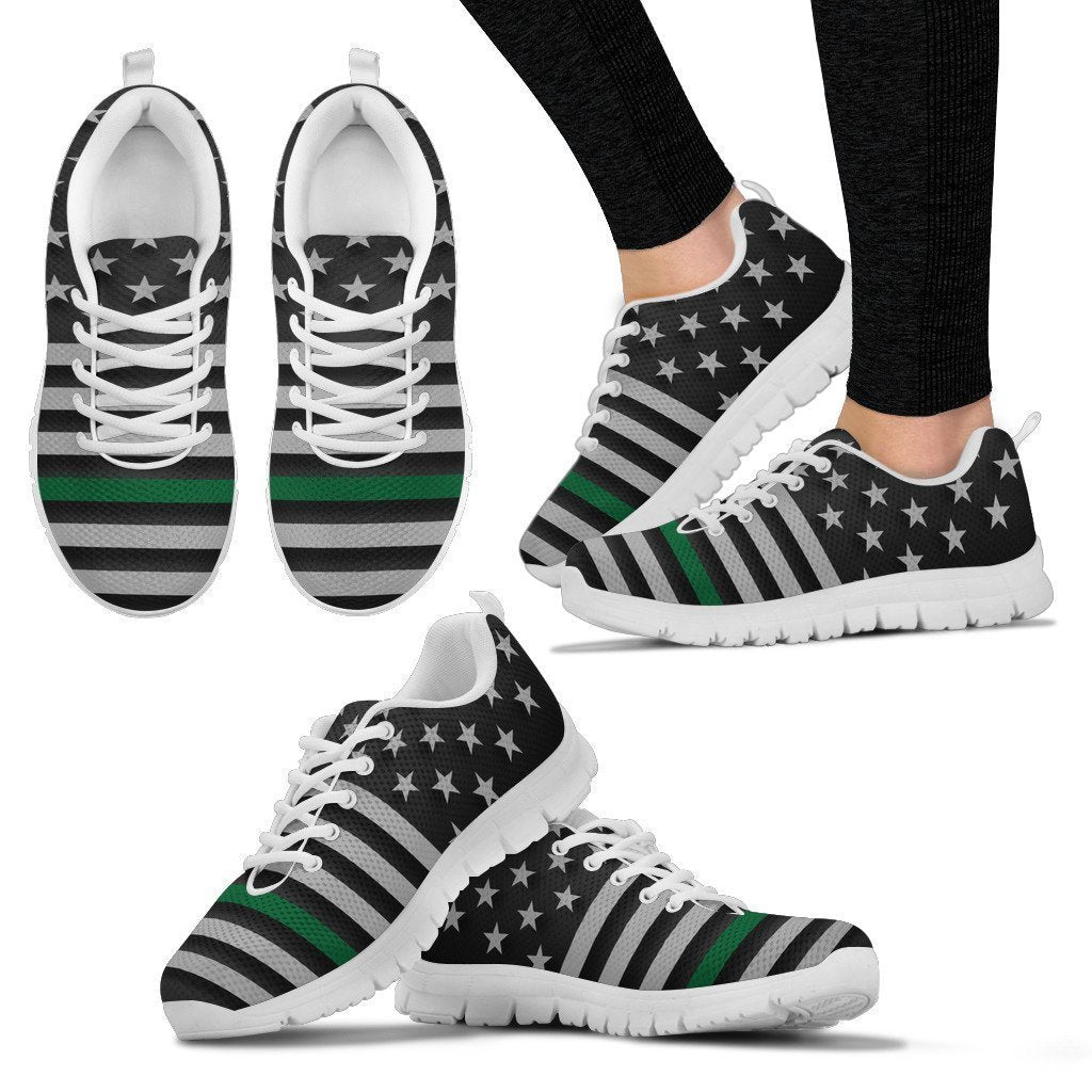 Thin Green Line Women's Sneakers GearFrost