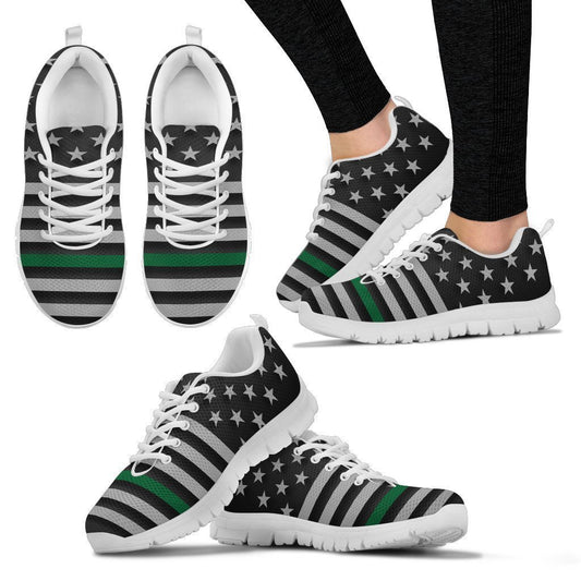 Thin Green Line Women's Sneakers GearFrost