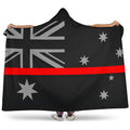 Thin Red Line Australia Hooded Blanket
