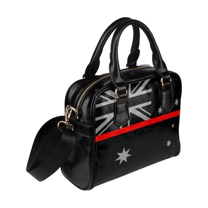 Thin Red Line Australia Leather Shoulder Handbag GearFrost