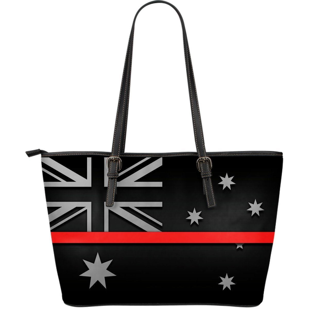 Thin Red Line Australia Leather Tote Bag GearFrost