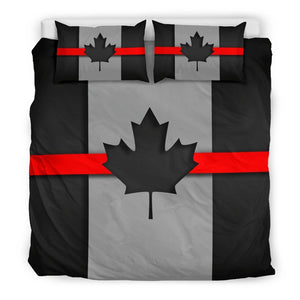 Thin Red Line Canada Duvet Cover Bedding Set GearFrost