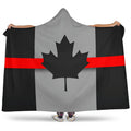 Thin Red Line Canada Hooded Blanket